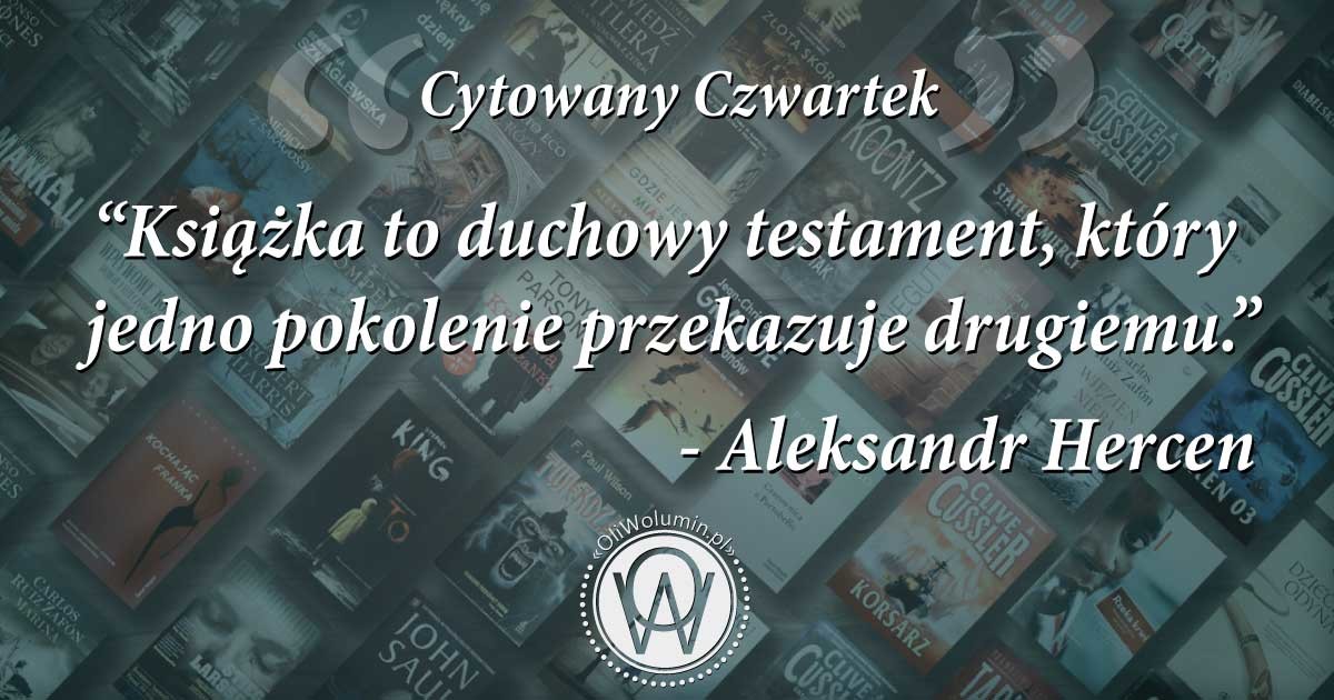 Cytowany Czwartek Aleksandr Hercen