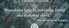 Cytowany Czwartek Saint-Exupéry