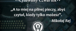 Cytowany Czwartek - Mikołaj Rej