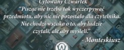 Cytowany Czwartek - Monteskiusz