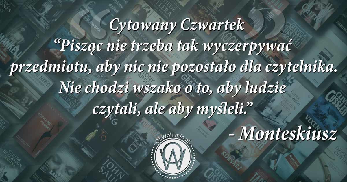 Cytowany Czwartek - Monteskiusz