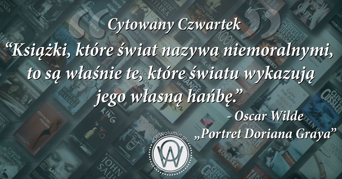 Cytowany Czwartek Oscar Wilde